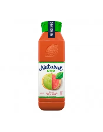 SUCO DE GOIABA, MAÇÃ E LARANJA REFRIGERADO 900 ML NATURAL ONE