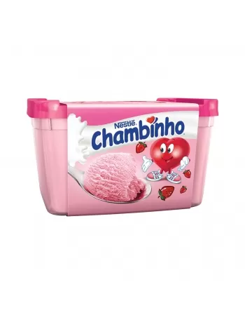 SORVETE CHAMBINHO MORANGO 1 L NESTLÉ