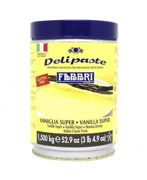 DELIPASTE VANILLA SUPER POTE 1,5 KG - FABBRI