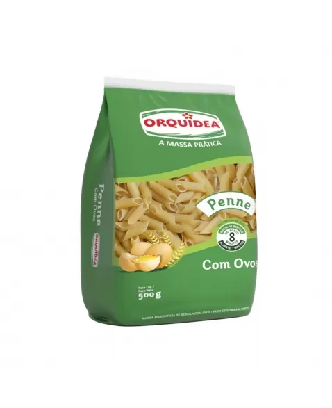 MASSA PENNE COM OVOS 500 G ORQUIDEA