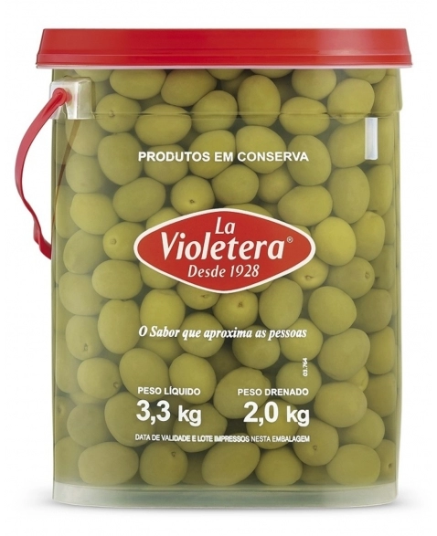 AZEITONA VERDE MEDIA 2 KG - LA VIOLETERA