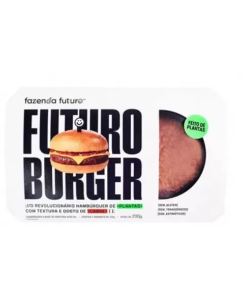 FUTURO BURGUER 4.0 HAMBURGUER 230 G( 2 X 115G) FAZENDA FUTURO