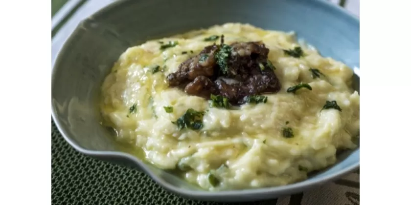 BRANDADE DE BACALHAU COM TUTANO DE BOI